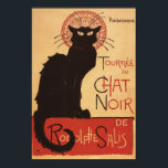 Chat Noir Cabaret Troupe Black Cat Promo Poster<br><div class="desc">Montmarte, Frankrijk - Chat Noir Cabaret Troupe Black Cat Promo Poster - Montmarte, Frankrijk, werd in 1896 opgericht. Dit afbeelding toont scènes uit Montmarte, Frankrijk.</div>