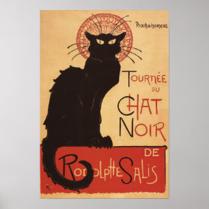 Chat Noir Cabaret Troupe Black Cat Promo Poster