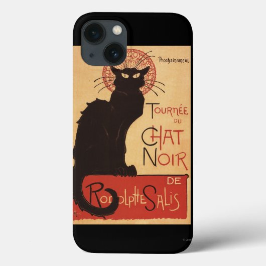 Chat Noir Cabaret Troupe Black Cat Promo Poster Case-Mate iPhone Case (Achterkant)