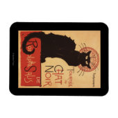 Chat Noir Cabaret Troupe Black Cat Promo Poster Magneet (Horizontaal)