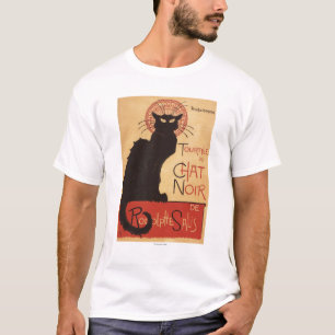 Chat Noir Cabaret Troupe Black Cat Promo Poster T-shirt