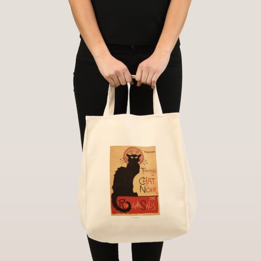 Chat Noir Cabaret Troupe Black Cat Promo Poster Tote Bag (Voorkant (product))