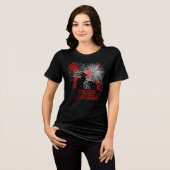 Chat Noir Canada Day Tri-Blend Shirt (Voorkant volledig)