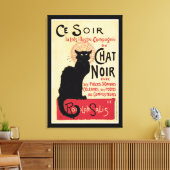 Chat Noir Canvas Afdruk (Insitu (Woonkamer))