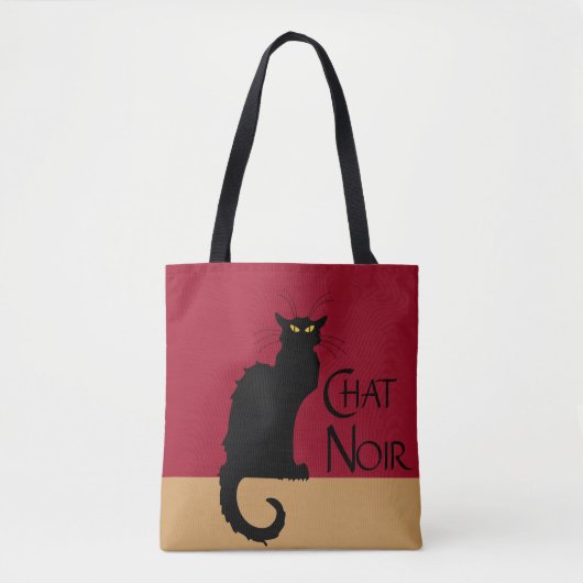 Chat Noir Canvas tas (Voorkant)