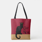 Chat Noir Canvas tas (Achterkant)