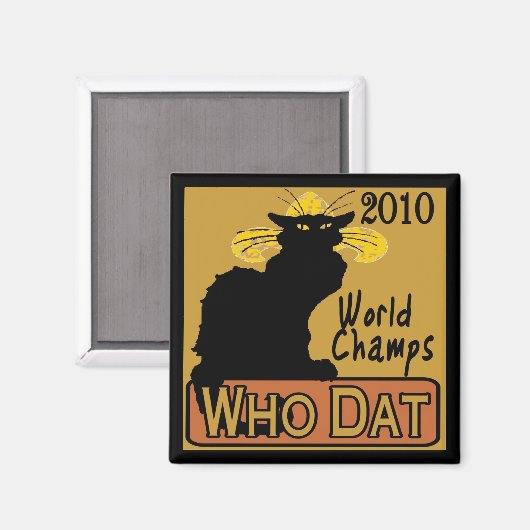 Chat Noir Champs Poster Magneet (Voorkant / Achterkant)