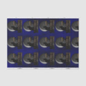 Chat Noir Chanukah met Menorah Tissuepapier (Voorkant)