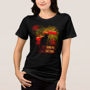 Chat Noir Chinees Nieuwjaar Tri-Blend Shirt