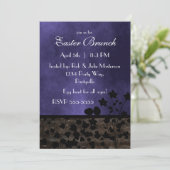 Chat Noir Easter Kaart (Staand voorkant)