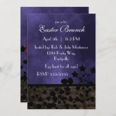 Chat Noir Easter Kaart (Voorkant / Achterkant)