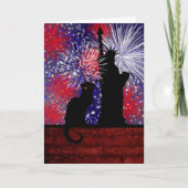 Chat Noir en 4 juli Kaart (Voorkant)