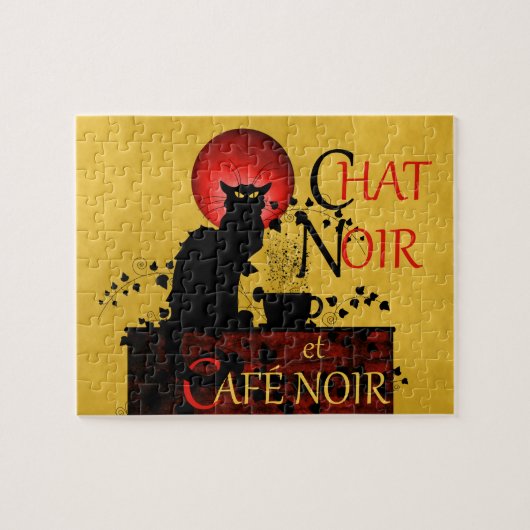 Chat Noir et Café Noir Legpuzzel (Horizontaal)