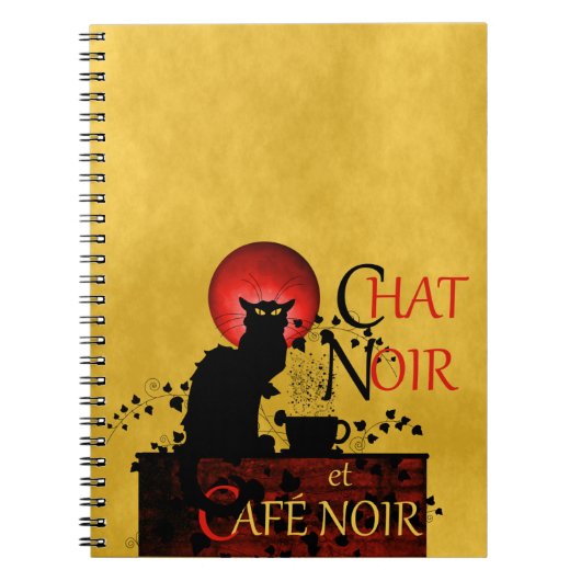 Chat Noir et Café Noir Notitieboek (Voorkant)
