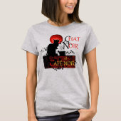 Chat Noir et Café Noir T-Shirt (Voorkant)