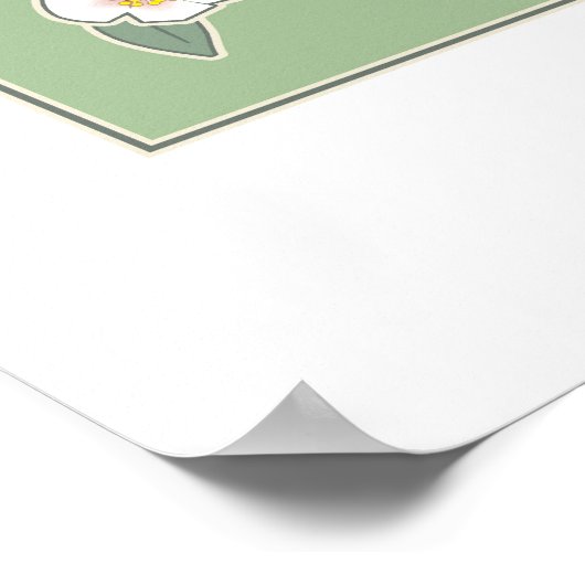 Chat Noir et Fluer de Pommier Poster (Hoek)