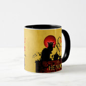 Chat Noir et Thé Noir, Black Cat Black Tea Mok (Voorkant rechts)