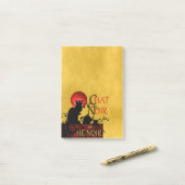 Chat Noir et Thé Noir, Black Cat Black Tea Post-it® Notes (Op bureau)