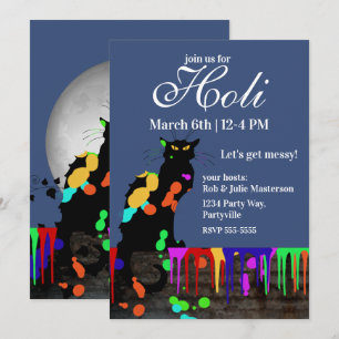 Chat Noir Holi Hai Kaart