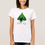 Chat Noir Joyeux Noel T-shirt (Voorkant)
