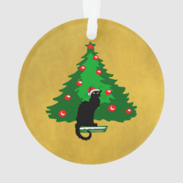 Chat Noir Kerstmis Ornament
