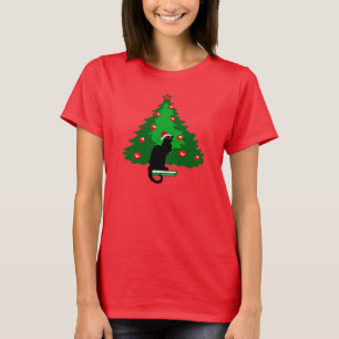Chat Noir Kerstmis T-shirt