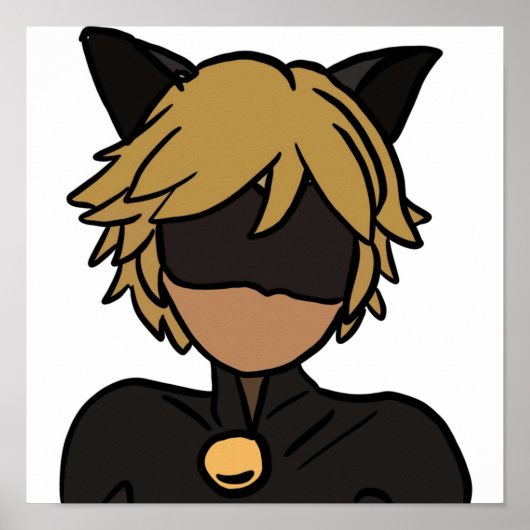 Chat Noir-kleur Poster (Voorkant)