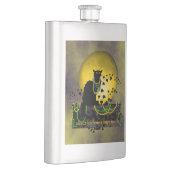 Chat Noir Mardi Gras Heupfles (Rechts)