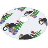 Chat Noir met kerstboom en cadeautjes Rok (Gekanteld)