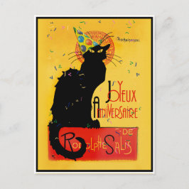 Chat Noir Nieuwjaar Feestdagenkaart