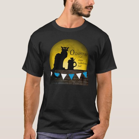 Chat Noir Oktoberfest T-shirt (Voorkant)