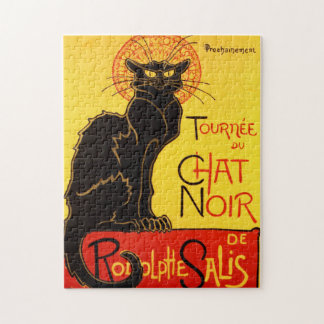 Chat Noir Retro Belle Epoque Cat Legpuzzel