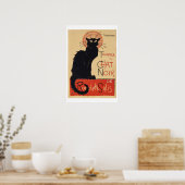 "Chat Noir" | Steinlen Art Nouveau Poster (Keuken)