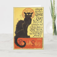 Chat Noir Steinlen Belle Epoque  Art