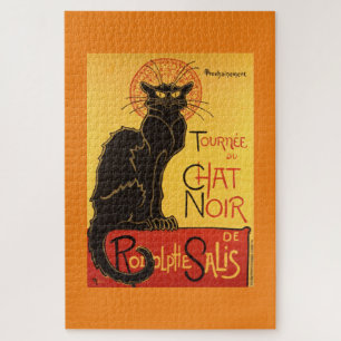 Chat Noir Steinlen Belle Epoque  Art Legpuzzel