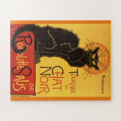 Chat Noir Steinlen Belle Epoque  Art Legpuzzel (Horizontaal)