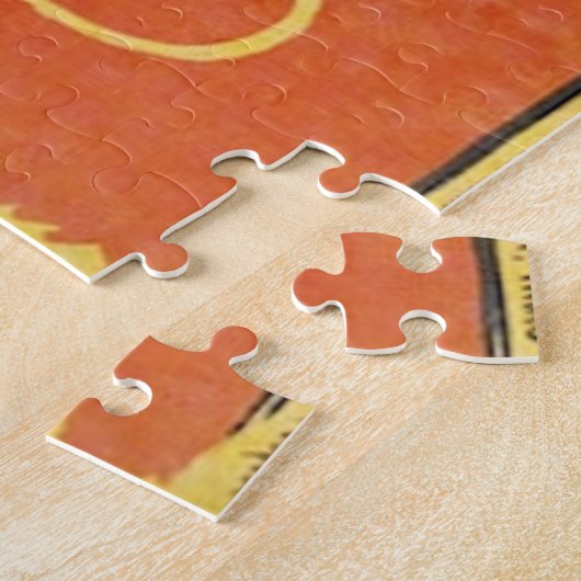 Chat Noir Steinlen Belle Epoque Art Legpuzzel (Zijkant)