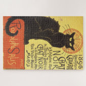 Chat Noir Steinlen Belle Epoque Art Legpuzzel (Horizontaal)