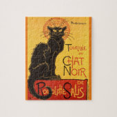 Chat Noir Steinlen Belle Epoque  Art Legpuzzel (Verticaal)