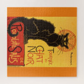Chat Noir Steinlen Belle Epoque  Art Legpuzzel (Horizontaal)