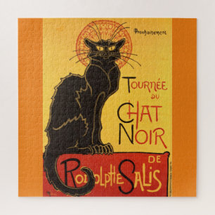 Chat Noir Steinlen Belle Epoque  Art Legpuzzel