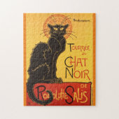 Chat Noir Steinlen Belle Epoque Art Legpuzzel (Verticaal)