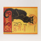 Chat Noir Steinlen Belle Epoque Art Legpuzzel (Horizontaal)