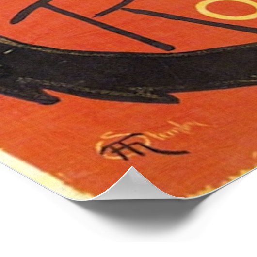 Chat Noir Steinlen Belle Epoque  Art Poster (Hoek)