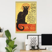Chat Noir Steinlen Belle Epoque  Art Poster (Thuiskantoor)