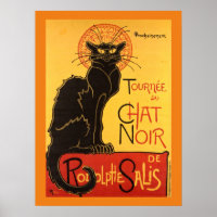 Chat Noir Steinlen Belle Epoque Art