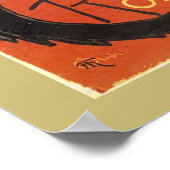 Chat Noir Steinlen Belle Epoque  Art Poster (Hoek)