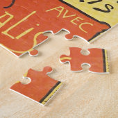 Chat Noir Steinlen Belle Epoque  Kunst Legpuzzel (Zijkant)