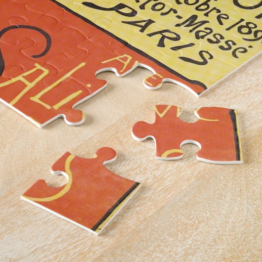 Chat Noir Steinlen Belle Epoque  Kunst Legpuzzel (Zijkant)