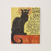 Chat Noir Steinlen Belle Epoque  Kunst Legpuzzel (Verticaal)